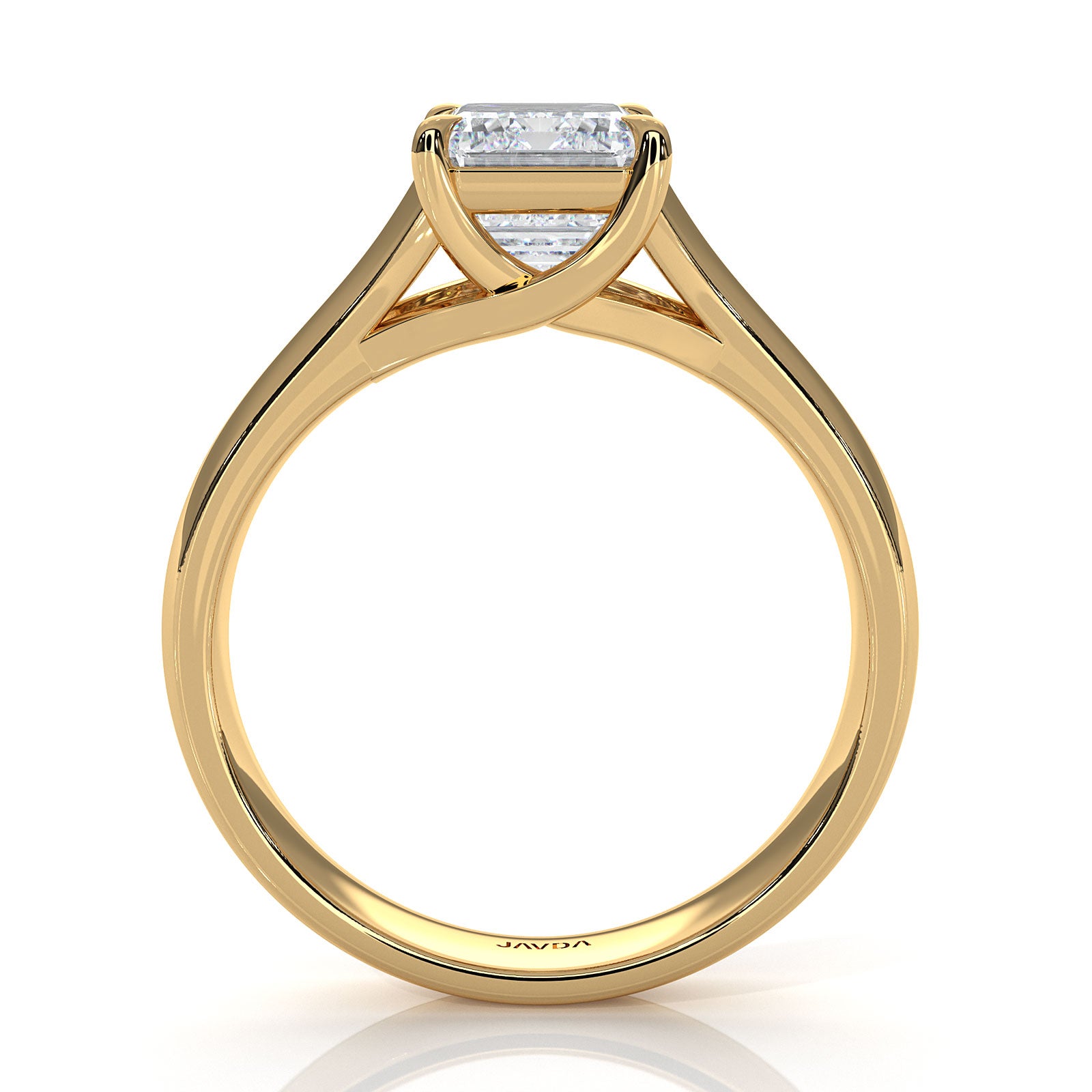 5g Trellis Solitaire Lab Grown Diamond IGI Certified Engagement 5.5mm Ring 1.00 Ctw.